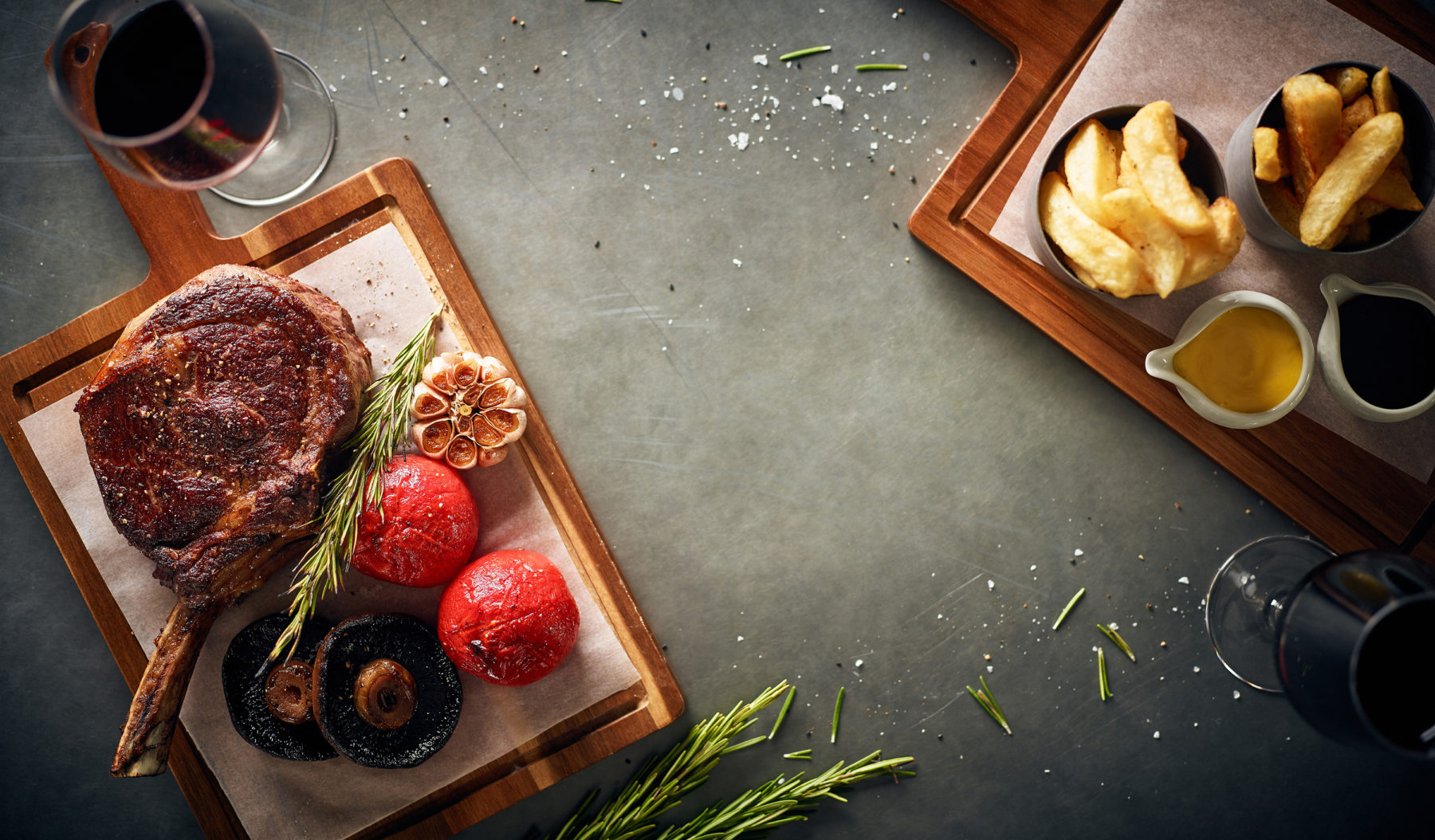 Food from The Hereford Restaurant
